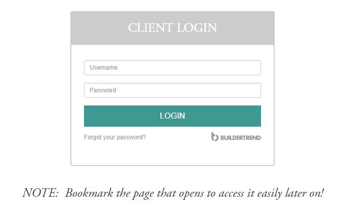 buildertrend login image